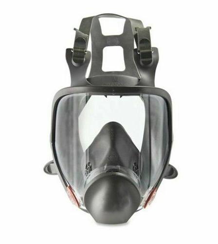 Silicone Full Facepiece Respirator Mask, Color : Grey
