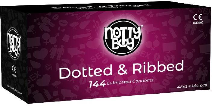 NottyBoy Dotted & Ribbed Condom