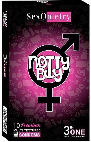 NottyBoy Multi Textured Condom Pack of 10
