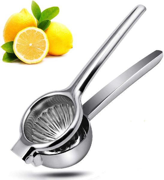 Polished Stainless Steel Lemon Squeezer, Color : Silver