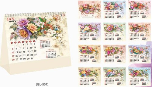 Paper New Year Table Calendar