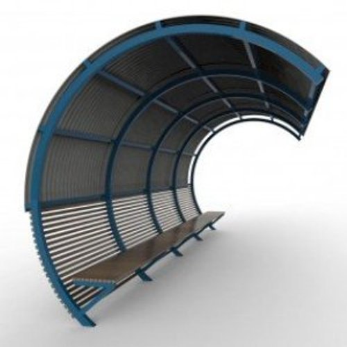 Tunnel Stainless Steel Bus Shelter