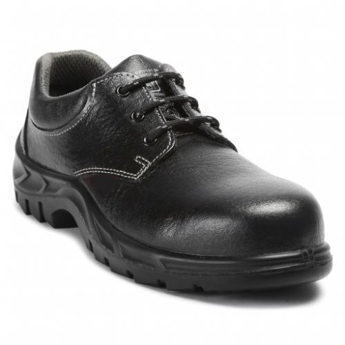 Leather Safety Shoes, for Construction, Insole Material : PVC