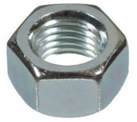 MS Zinc Coated Hex Nut, Size : 4mm to 56mm