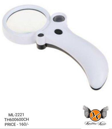 XPEDITION XPERTS Plastic Magnifying Glass, Color : White