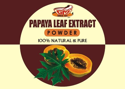 Gangaram Mohanlal papaya leaf extract, Packaging Size : 100g