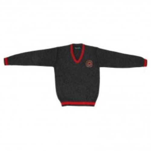 Sp Sports Plain Woolen School Sweater, Neck Style : V Neck