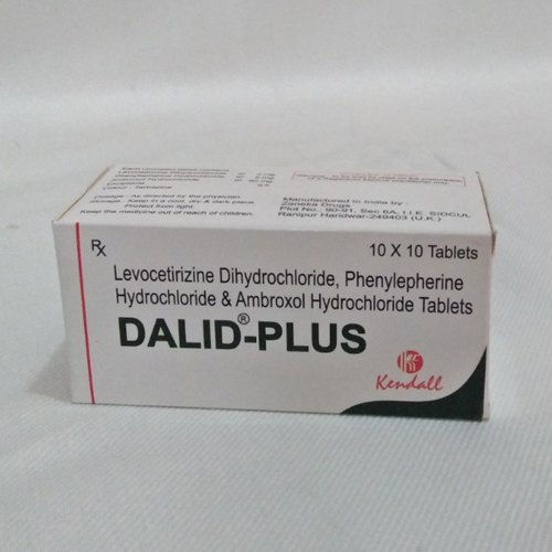 Dalid- Plus Ambroxol Hydrochloride Tablet, for Clinical, Hospital, Packaging Size : 10x10
