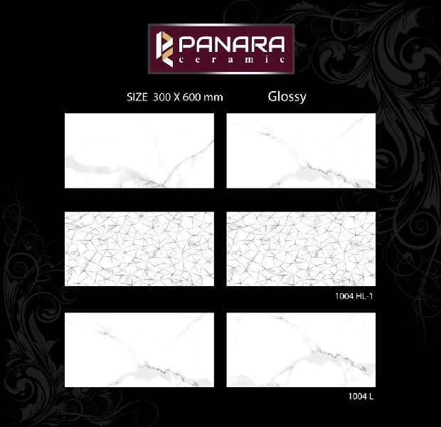 Panara Porcelain ceramic wall tiles, Size : 600mm X 300mm