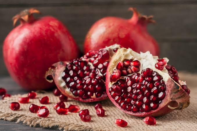 Organic fresh pomegranate, for Making Custards, Making Juice