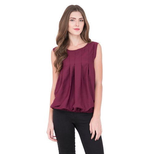 Ladies Sleeveless Top, Size : M, XL, XXL, Feature : Easy Washable ...
