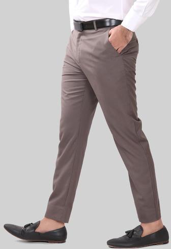 Mens Casual Trouser, for Anti-Wrinkle, Pattern : Plain