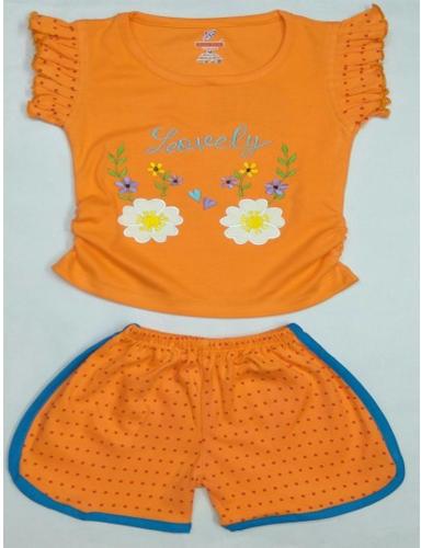 Girls Top And Shorts Set