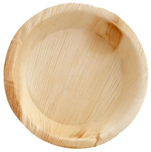 Areca Palm Leaf Round Bowl, for Serving Drink, Feature : Biodegradable