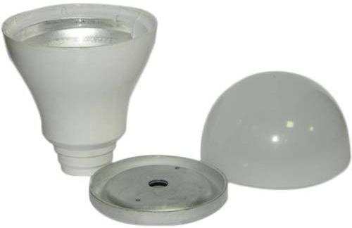 Aluminum PBT Coated LED Bulb Housing, Shape : Round