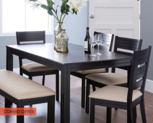 Wooden Dining Table Set 6 chair 4*8 daining tebel 76000 thusend onli