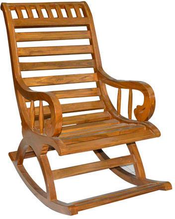 Polished Wooden Rocking Chair, Feature : Attractive Designs, High Strength