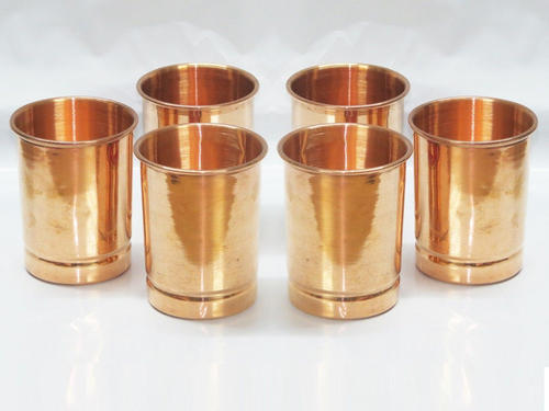 6 Piece Copper Glass Set