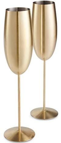 Copper Champagne Glass Set
