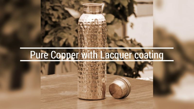 Lacquer Coated Copper Bottle