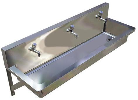 Stainless Steel Silver Stock Wash Trough