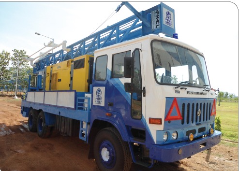 PDTHR-450 Truck mounted DTH cum Rotary Drilling Rig