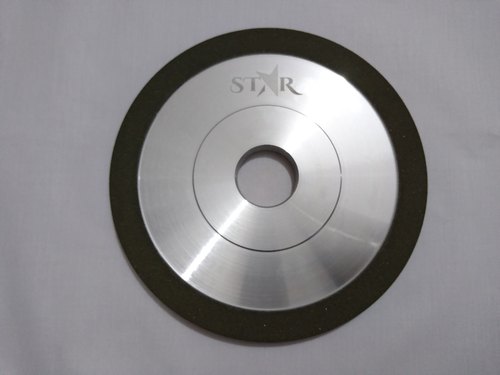 Star Polished Soft Ceramic Diamond Wheel, Shape : Round