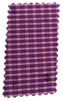 Indigo Check Shirting Fabric