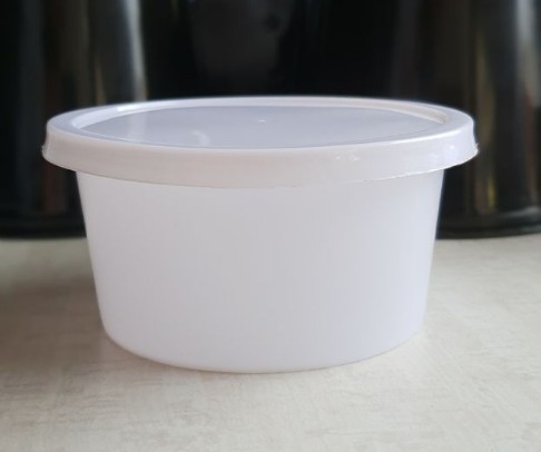 400ml Disposable Plastic Food Container, Color : Transparent, White