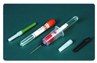disposable blood collection needle