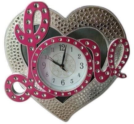 Heart Shaped Wall Clock