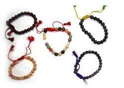 Agate Round Beads Bracelet