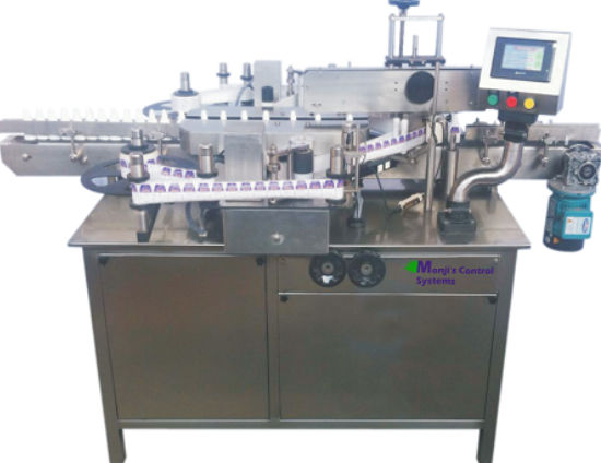 Double Sided Vertical Sticker Labeling Machine