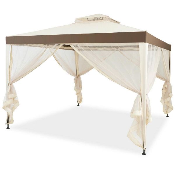 Plain Cotton Gazebo Tents for Camping, Party, Picnic, Wedding