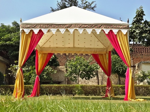 Cotton Pergola Tents, for Outdoor Advertising, Feature : Extra Stronger, Heat Resistance