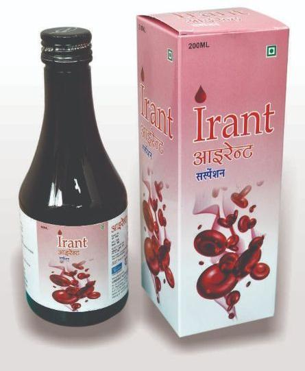 Irant Iron Syrup, for Commercial, Clinical, Hospital, Clinical, Hospital, Packaging Size : 200ml