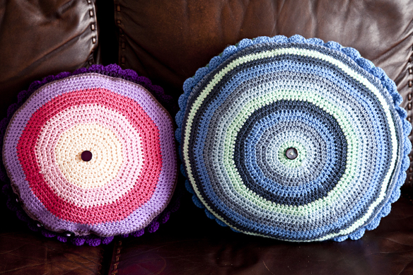 Cotton Circular Cushion Covers, Size : Multisize