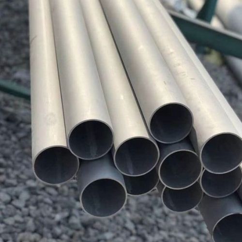 Round Polished Stainless Steel Seamless Pipes, for Construction, Length : 1-1000mm