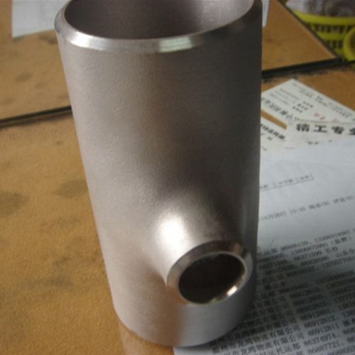 Round Polished Stainless Steel Unequal Tee, for Chemical Fertilizer Pipe, Size : Customised Sizes
