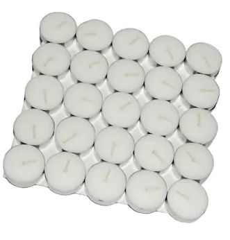Paraffin White Candles