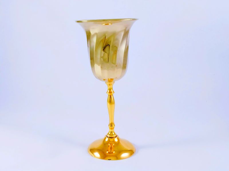 Round Brass Champagne Glass, for Drinking Use, Storage Capacity : 100ml, 150ml