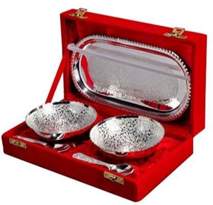 Silver Plated Bowl Gift Set