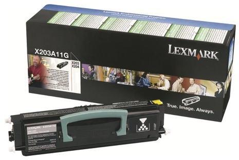 Lexmark X203A11G Toner Cartridge, for Printer, Color : Black