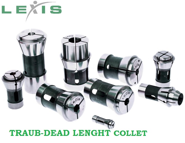 LEXIS Polished SSTEEL Dead Length Collet, for Machinery, Machine Application, Size : Customised