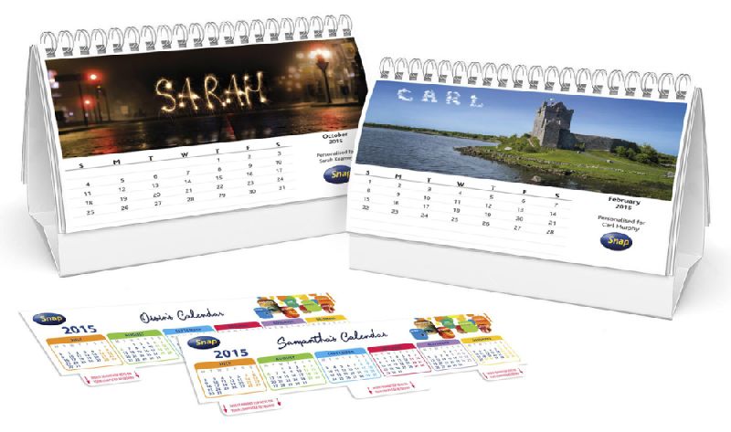 Paper table calendar printing services, for Home, Office, Size : Customize