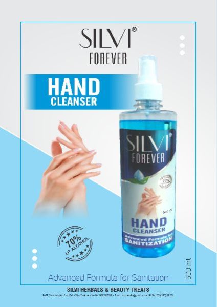 500ml Silvi Hand Cleanser Liquid With Spray Pump