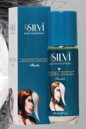 60ml Silvi Hair Fixer Spray, Color : White