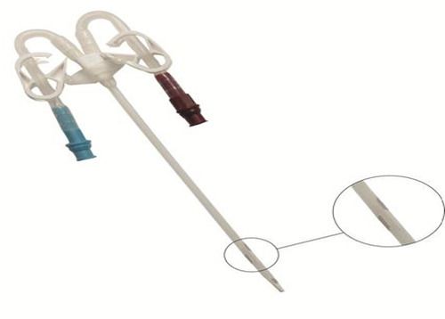 Plastic UltraFlow Hemodialysis Catheter, Length : 110cm