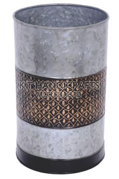 16 Inch Galvanized Metal Planter