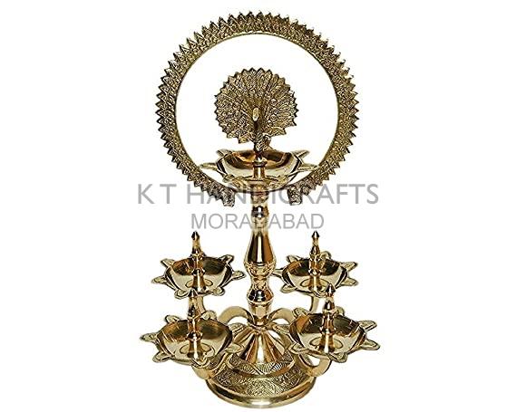 Polished Brass Diyas, for Home Decor, Pooja, Feature : Fine Finishing